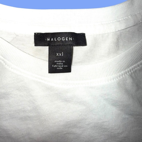 HALOGEN Graphic Tee “Greetings from me and my margarita” - White XXL - Picture 7 of 10